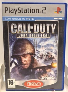 CALL OF DUTY L'ORA DEGLI EROI PS2 PLATINUM VERSIONE ITA BUONE CONDIZIONI - Imagen 1 de 5
