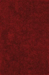 Red Solid Shag Area Rug IL69 - Aprx 3' 6" x 5' 6" - Picture 1 of 3