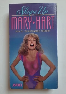 SEALED 1989 Shape Up With Mary Hart VHS Workout Aerobics Vintage Avon - Picture 1 of 4