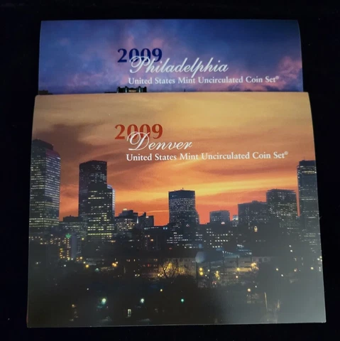 2009 P&D Uncirculated Mint Set | Beautiful Set | US Mint Set | UNC Cover