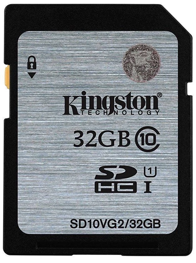 32GB YES Original Kingston SD SDHC/XC C10 Flash Memory Card f.Camera - Image 1 of 1