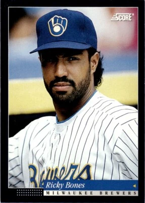 Ricky Bones #236 Milwaukee Brewers 1994 Score Baseball Card - Image 1 of 2