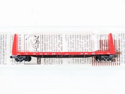 N Scale Micro-Trains MTL 54070 CP Canadian Pacific Rail Bulkhead Flat Car 317135 - Image 1 of 4