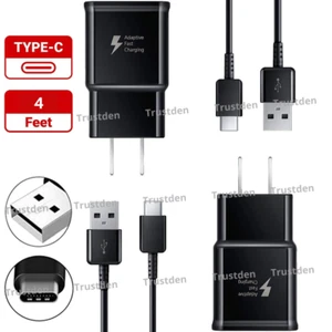 For Samsung Galaxy Adaptive Fast Charger Cube Kit USB C Type C Cable Wall Block - Picture 1 of 16