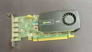 OEM NVIDIA NVS 510 2GB GDDR3 GPU 4x MINI Display Port (Low Profile Bracket) - Picture 1 of 5
