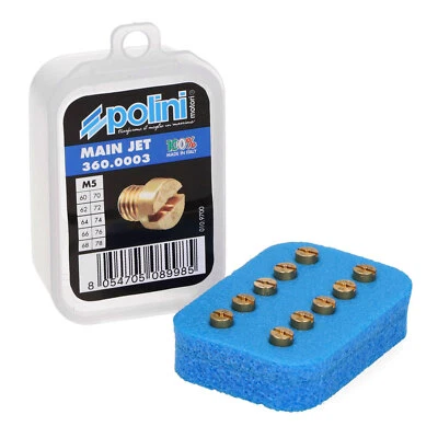POLINI MF7933 Kit 10 getti massimo 60 / 78 per Carburatore Dellorto PHBG 19 - PHBG 21