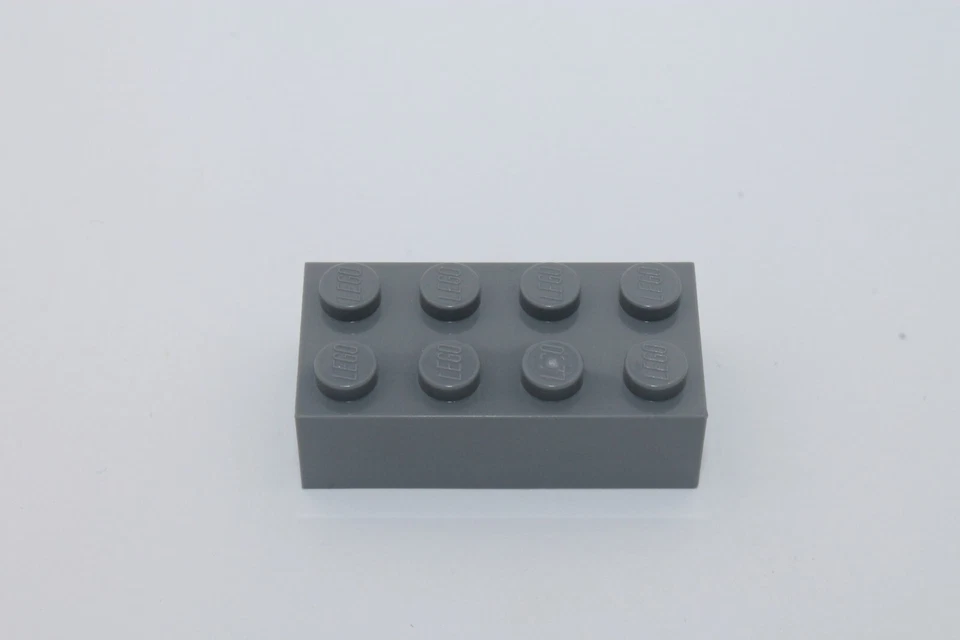 Lego 10x Basic Steine 2x4 bricks 3001 dunkelgrau dark bluish gray - Bild 1 von 1