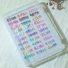 Manicure Patches Storage Box Fake Nails Art Works Transparent Display Bdc