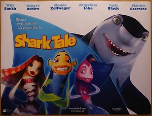 SHARK TALE (2004) - original UK quad film/movie poster,Will Smith,Robert De Niro - Imagen 1 de 5