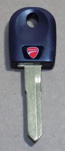 Key Blank w Transponder Ducati 1098 Monster SS ST GT Hypermotard Multistrada NEW - Bild 1 von 1