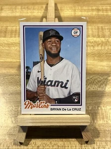 2022 Topps Archives - 1978 Topps Design #138 Bryan De La Cruz (RC) - Picture 1 of 2