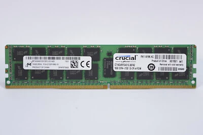 Crucial 16GB DDR4-2133MHz ECC reg. 288-Pin CT16G4RFD4213 RAM Modul [Gebraucht] - Bild 1 von 2