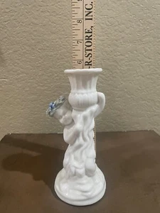 Cherub Angel W/ Crown -Candlestick - Picture 1 of 8
