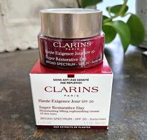 Clarins Super Restorative Day (alle Hauttypen) LSF 20 50ml/1,7oz. Neu im Karton! VERSIEGELT! - Bild 1 von 4