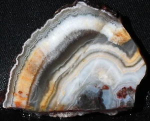 A499 ~ 1,6 oz lastra fiore di pesca pizzo lastra di agata - Foto 1 di 8