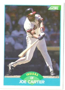 JOE CARTER CLEVELAND INDIANS #313 - SCORE NM-MT 1989 - Picture 1 of 2