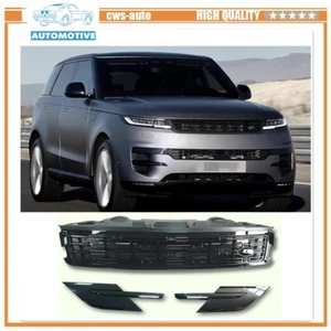 3PCS Fits for LR Range Rover Sport 2023 2024 2025 Front Grille Side Vent Black - Picture 1 of 9