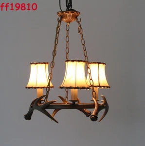 FAUX ANTLER 3 LIGHT WHITETAIL SCONCE Rustic Lamps, ACS Lights, Chandelier - Picture 1 of 4