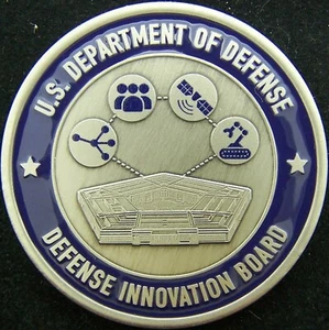 US Department of Defense Defense Innovation Board Challenge Coin - Picture 1 of 2