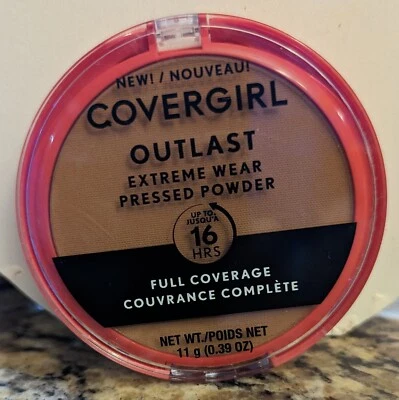 COVERGIRL Outlast Extreme Wear Pressed Powder 870 Toasted Almond 0.38 oz. New - Image 1 of 2
