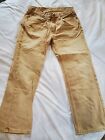 Carhartt Duck Canvas Relaxed Fit Tan Brown Work Pants 100096-211 Mens 34x30