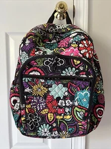 Vera Bradley Disney Parks Mickeys Magical Blooms Quilted Backpack, Pre-Owned - Picture 1 of 12