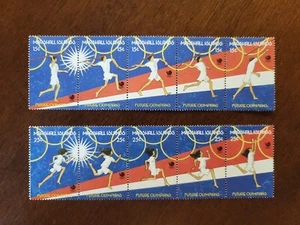 1988 Marshall Islands - SC# 188-189 Seoul Summer Olympics - 2 Strips of 5 - MNH - Picture 1 of 1