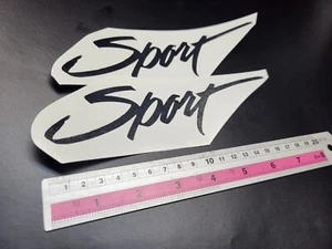 1991-1999 CHEVY CHEVROLET TAHOE SPORT SCRIPT B PILLAR DECALS STICKERS SET OEM - Picture 1 of 2