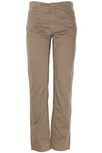 Pantalones vaqueros elásticos de sarga para hombre Straight Fit azul beige - Imagen 1 de 7