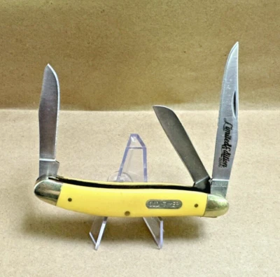 Schrade Old Timer 3 Blade Knife 610TY Limited Edition 2016 - Image 1 of 4