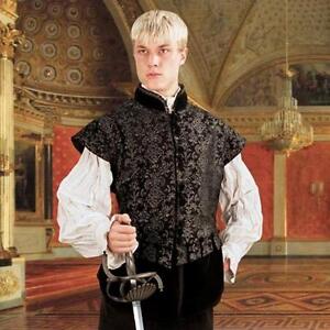Renaissance Medieval Aramis Doublet with Removable Sleeves