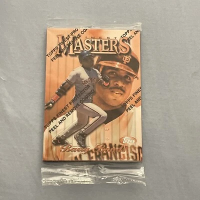 1997 Topps Finest Baseball Card Sample Promo Sealed Pack Barry Bonds SP RARE - Image 1 of 4