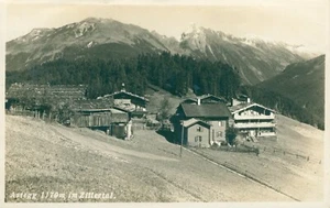 AK Astegg im Zillertal 1928 mit Postablage Stempel Finkenberg über Mayrhofen - Picture 1 of 2