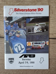 Silverstone ARB Raceday Programme 1990 - 7/8 de abril - Esso berlinas, Porsche y F3 - Imagen 1 de 2
