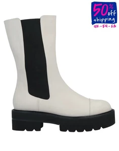 RRP€675 STUART WEITZMAN Leather Chelsea Boots US5.5 UK3 EU36 Pull On Round Toe - Picture 1 of 7