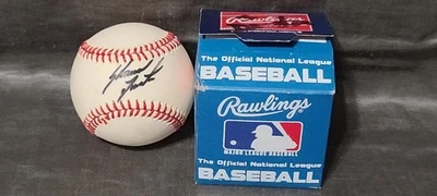 SHAWON DUNSTON CUBS METS FIRMADO AUTOGRAFIADO NL BALL Giamatti Rawlings Tonificado Foto 1 de 4