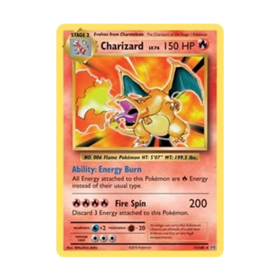 Pokemon Pokemon XY - Evolutions Charizard (HR) #11 (Reverse Holo) VG - Image 1 of 1