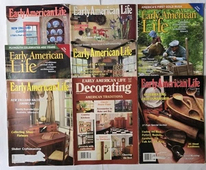 Lot 8 Early American Life Magazines 1986 1987 1988 1989 2020 Decorating Decoys + - Picture 1 of 24
