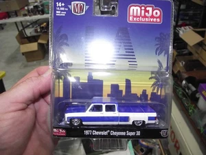 M2 1/64 MIJO 1977 chevrolet cheyenne super 30 blue & white  NIB - Bild 1 von 1