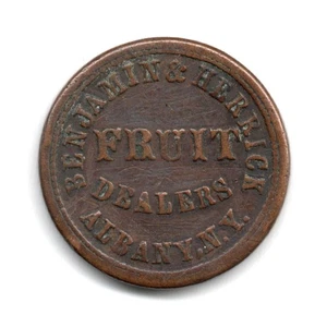 BENJAMIN & HERRICK - FRUIT DEALERS • ALBANY, NEW YORK • NY-10-A-5a - Picture 1 of 2