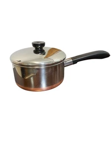 Vintage Revere Ware 97d 2Qt Soßenpfanne mit Deckel - Top Zustand! - Bild 1 von 7