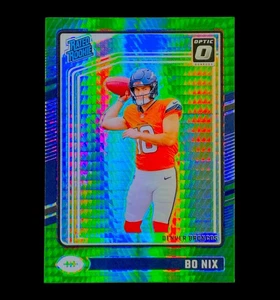 BO NIX NEONGRÜN HYPER REFRAKTOR HOLO bewertet Rookie Optik nicht automatisch - BRONCOS - Bild 1 von 6