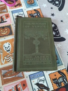 Antique Book, The Merchant of Venice, Shakespeare Withers DC Heath Green 1916 - Bild 1 von 10