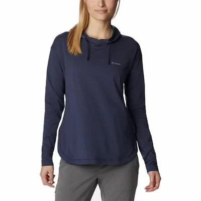 Sudadera con Capucha Mujer Columbia Sun Trek™ Azul marino - Imagen 1 de 4