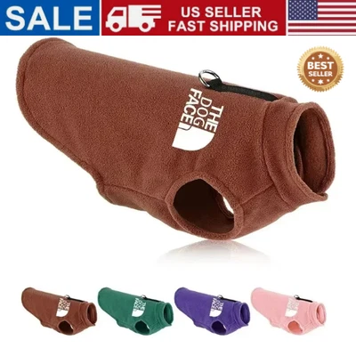 Winter Warm Dog Sweater Fleece Coat for Small Dogs Chihuahua French Bulldog - Image 1 of 4