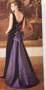 Vogue 1672 BELLVILLE SASSOON Evening Dress Pattern Size 8 10 Or 12 Uncut Vintage - Picture 1 of 9