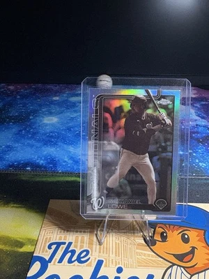 2025 Topps Chrome - Nate Lowe #49 Sepia Refractor - Image 1 of 2