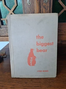 The Biggest Bear Lynd Ward 1952 Hardcover Book Vintage True 1st Edition - Picture 1 of 21