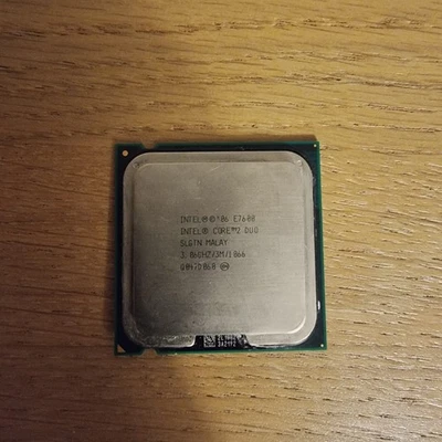 Intel Core 2 Duo E7600 3.06 Ghz 1066Mhz 3MB SLGTD CPU iMac Desktop Processor  - Image 1 of 2