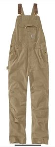 Carhartt Hombre Resistente Flex Calce Relajado Lona Babero Overall Ropa de Trabajo W32/30L NUEVO - Imagen 1 de 9
